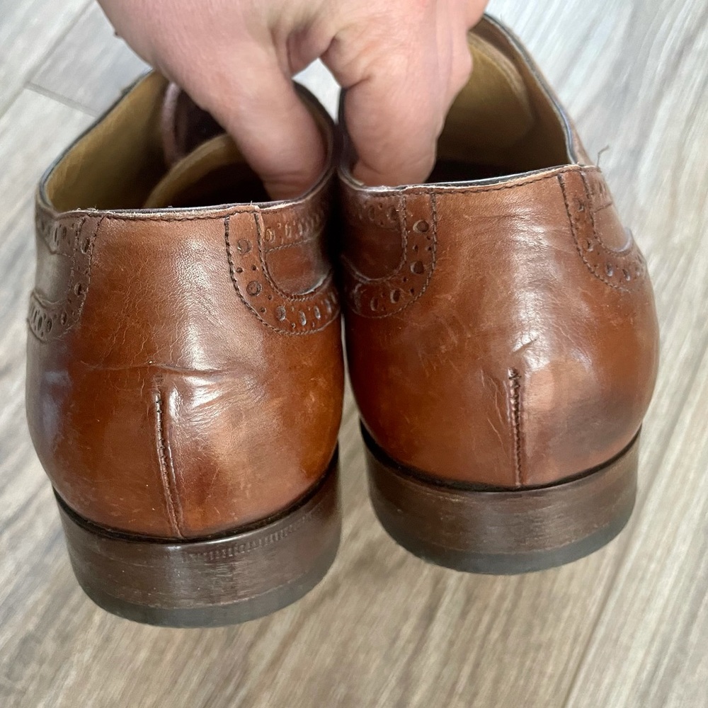 BRUNO MAGLI Milford Brown Leather Oxfords | 9 - Picture 8 of 9
